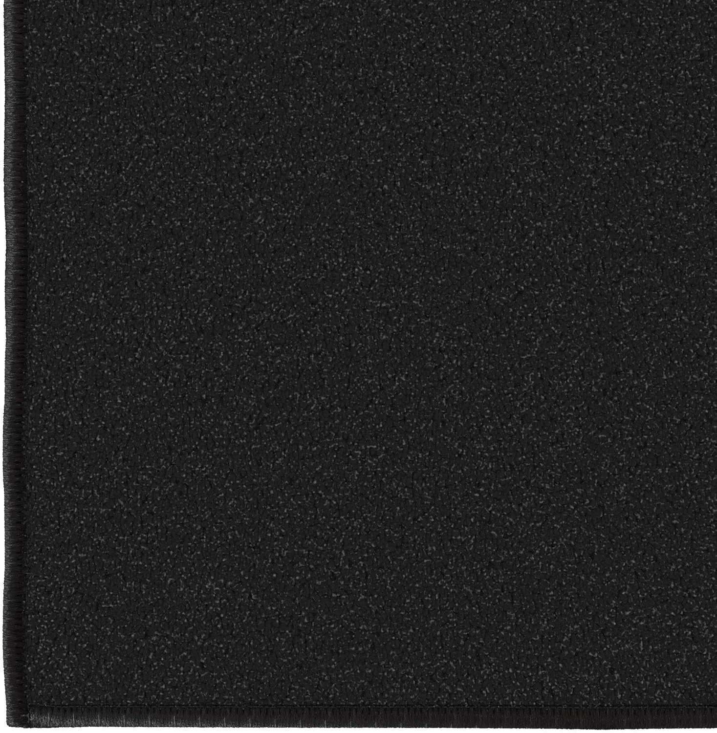 Ottomanson Hallway Runner Rug 2'7" x 9'10" Non Slip Solid Area Rugs Easy to Clean Laundry Rug Runner Durable & Pet Friendly Floor Carpet Runners for Hallways Entryway Living Room Kitchen, Black
