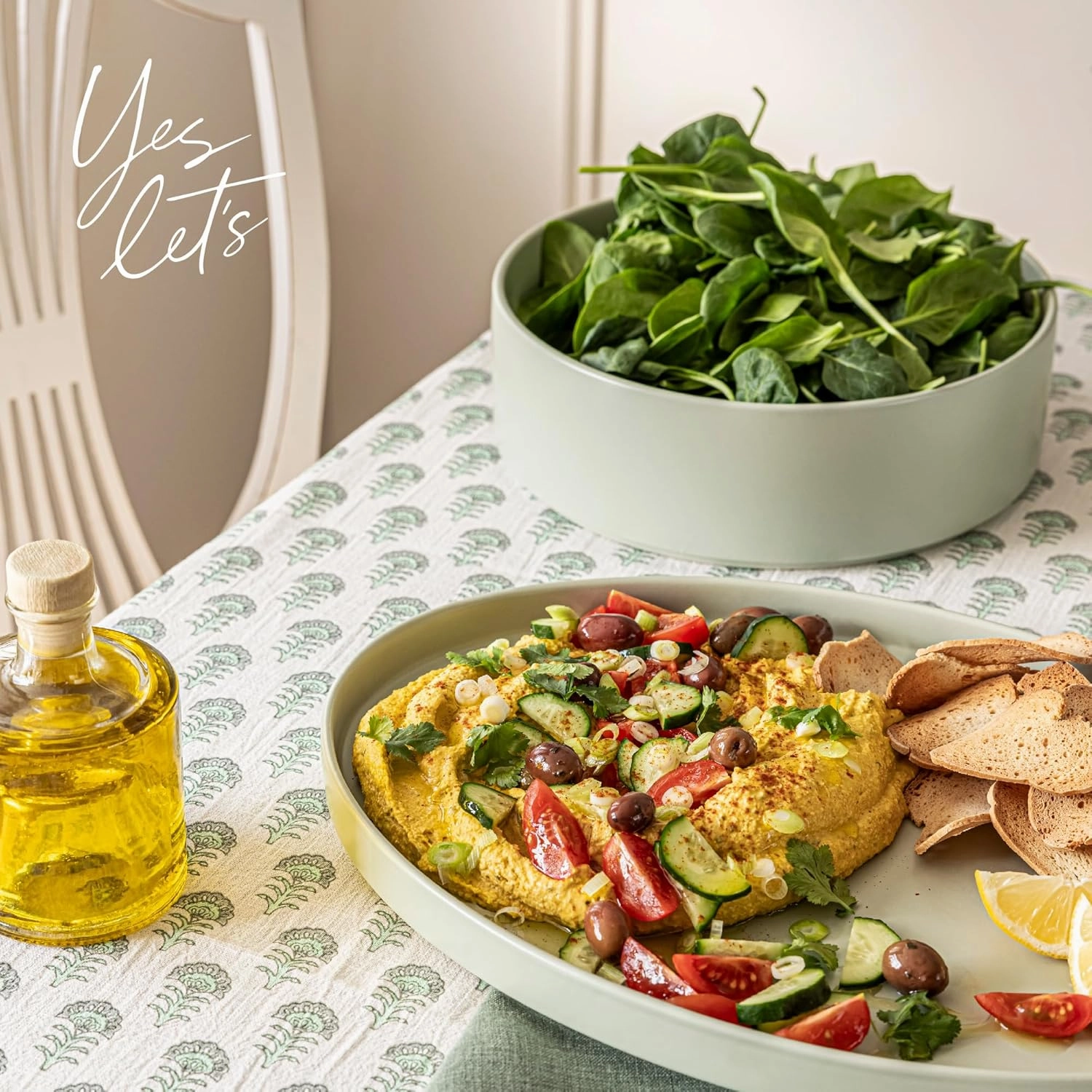 over&back Stackable Serving Bowl - Stoneware Dishes - All-Occasion Place Settings - Perfect for Salads, Pastas, and More - 10.1" x 10.1" x 3.2" - Semi-Matte Sage