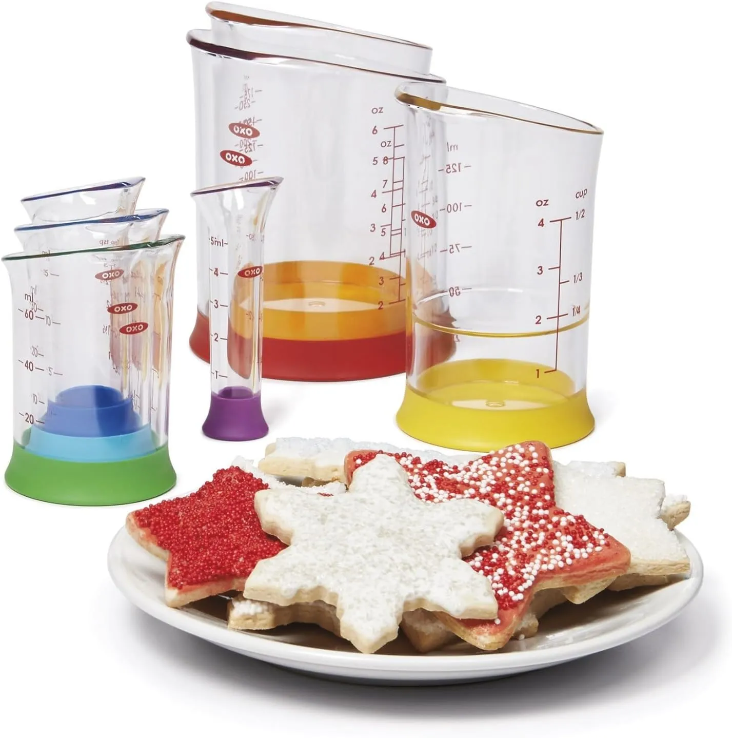 OXO Good Grips 7-Piece Nesting Measuring Beaker Set