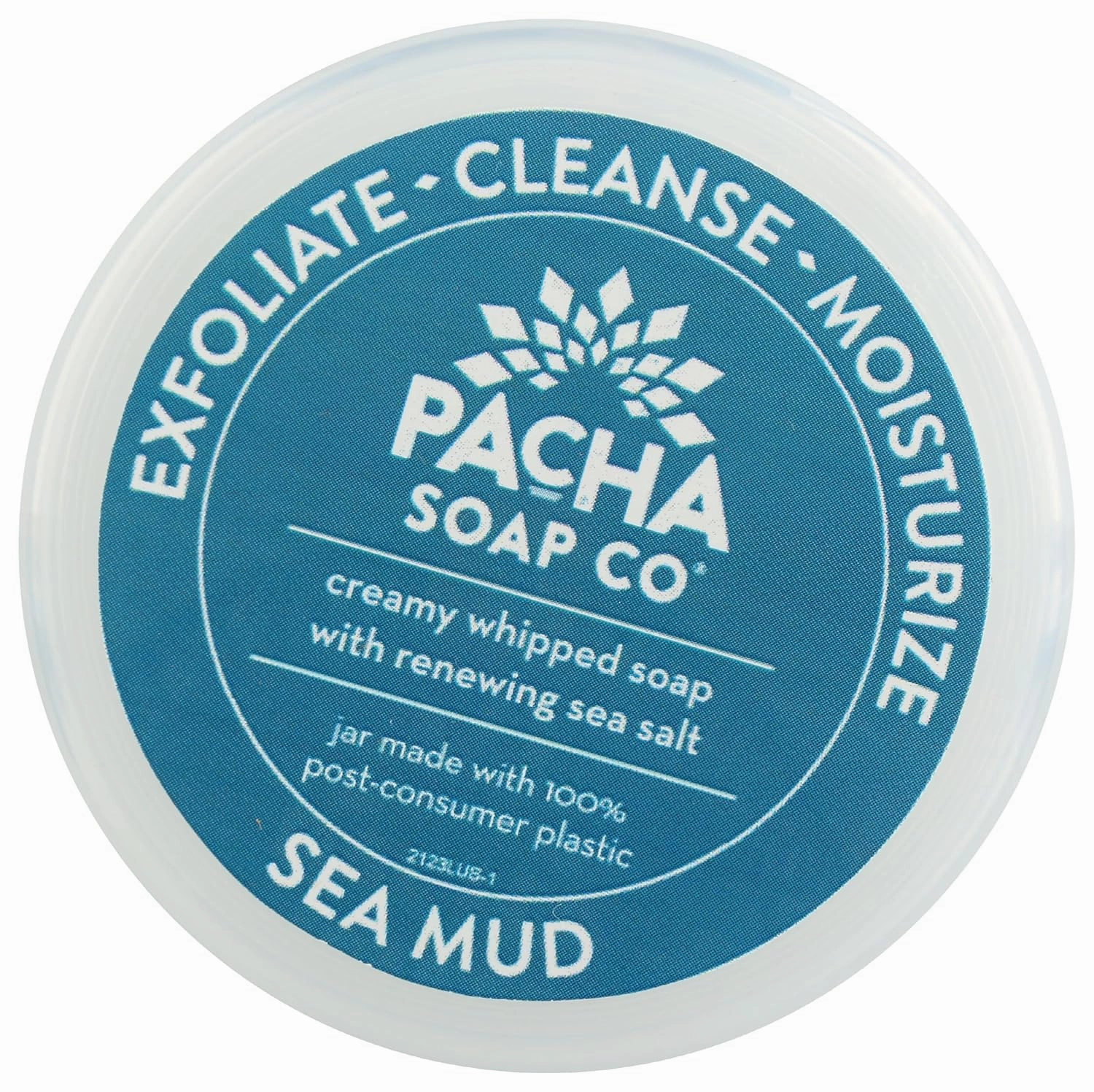 Pacha Sea Mud Whipped Soap & Scrub, Luxurious Body Wash and Scrub for a Nourishing & Relaxing Head to Toe Cleanse, 8 oz