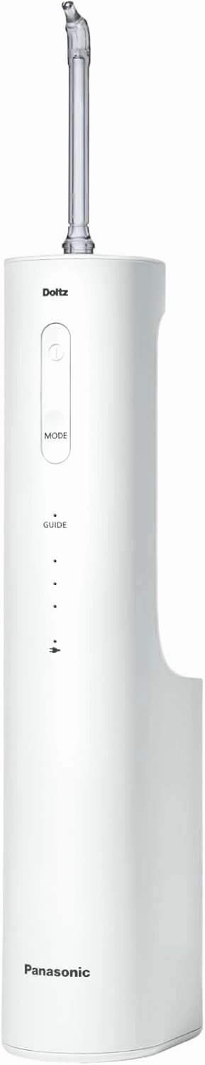 Panasonic EW-NJ80-W Oral Washer, Jet Washer, Nano Cleansing Water Flow, Waterproof, Cordless, White