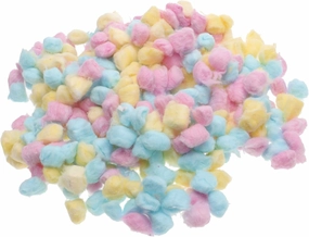 PartyKindom 1Pack Cotton Balls Soft Colored Makeup Removal Face Washing Cotton Balls for Newborns Gentle Skin Assorted