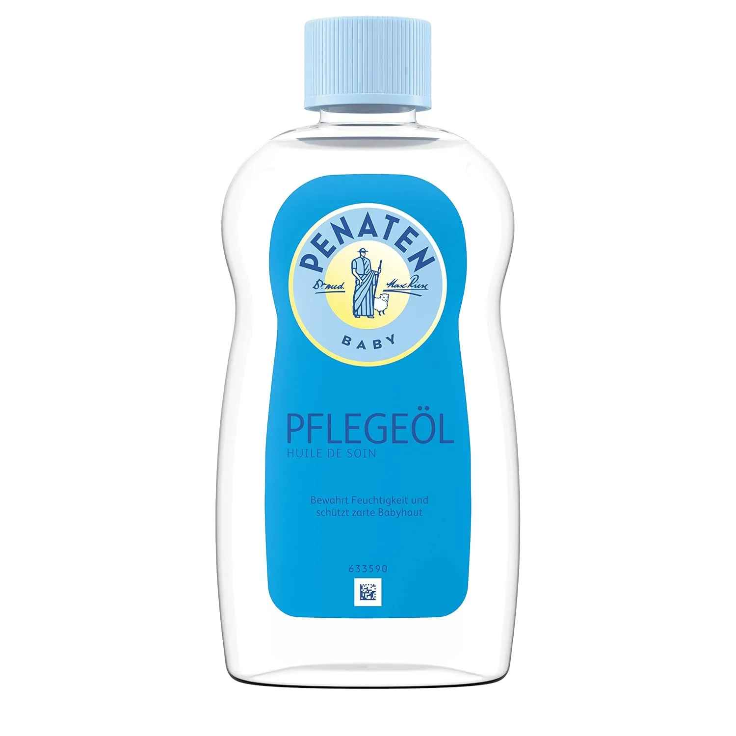 PENATEN Pflegeöl, pflegendes Babyöl & Babypflege Massageöl zur sanften Reinigung und Pflege empfindlicher Babyhaut (1 x 500ml)