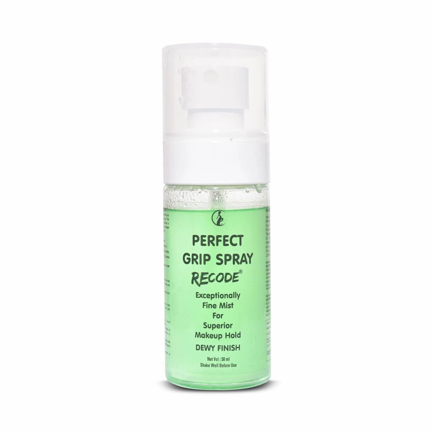 Perfect Grip Spray Makeup Fixer | 50ml | Dewy Finish | Enriched with Vitamin E | Long-Lasting Hold | Hydrates, Soothes & Refreshes Skin | Keeps Makeup Intact All Day