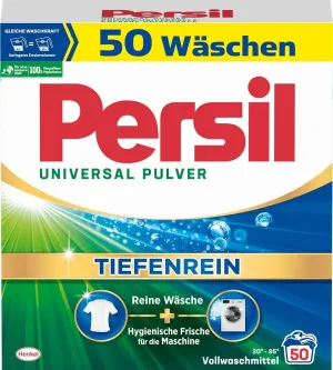 Persil Universal Detergent Powder (50 Loads | 6.6 lbs | 3 kg) - All-in-one Solution For Deep Clean Laundry And Freshness For The Machine