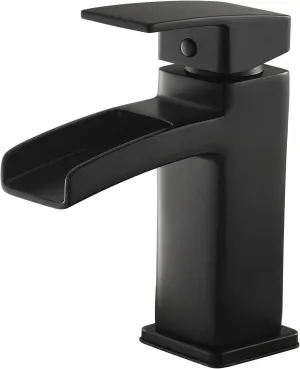 Pfister LG42DF0B Kenzo Single Control 4" Centerset Bathroom Faucet, Matte Black