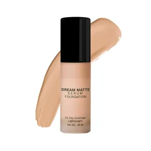 Pi.lgr.im Medium Warm Sand Serum Liquid Foundation, Matte & Poreless,30 ml | Foundation for face make up infused | Water-Resistant, All Day Coverage| All Skin Types