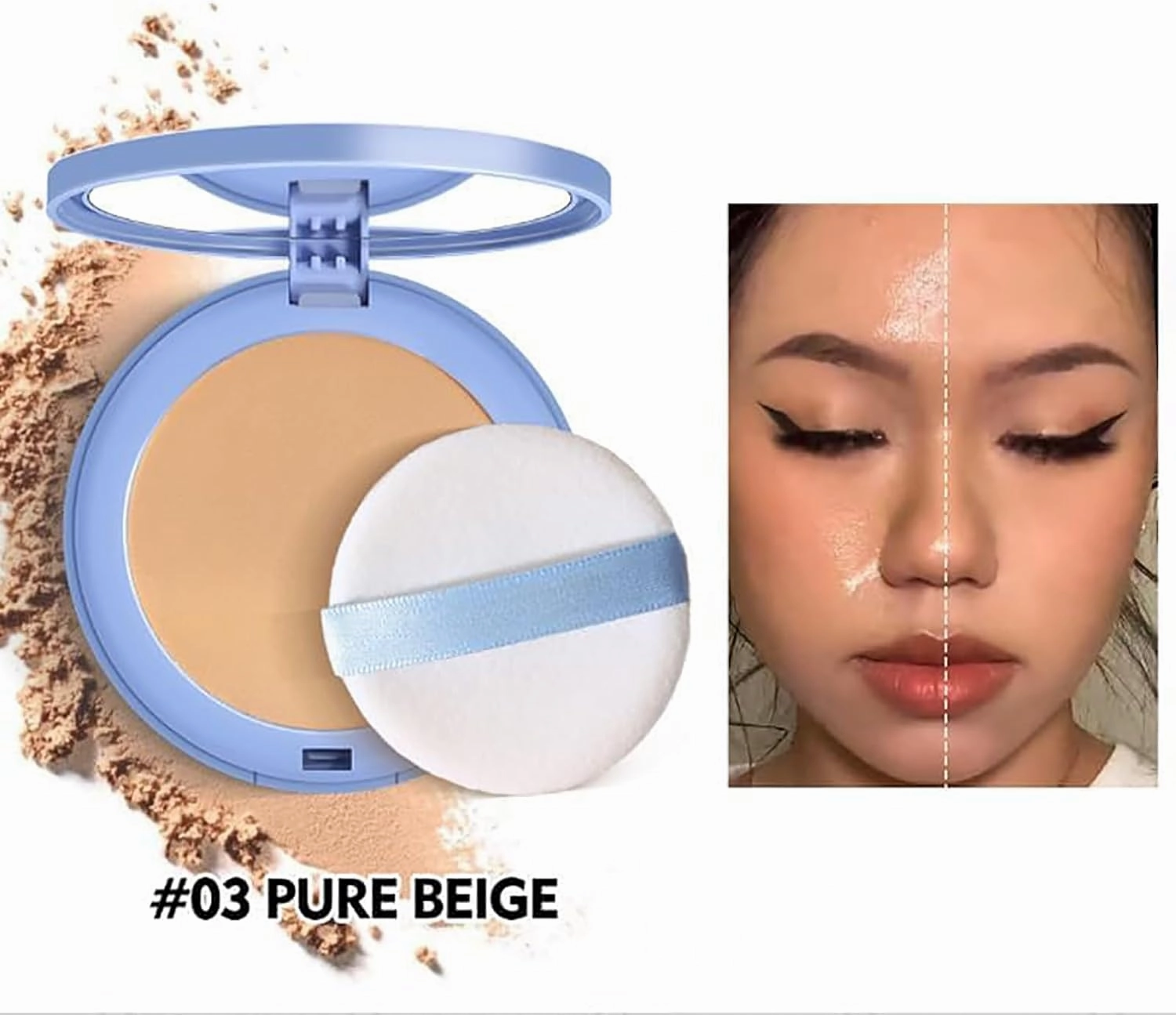Polvo Gagk, Polvo Compacto Perfection Mate, Gagk Polvo Compacto Perfection Mate, Matte Wet and Dry Powder, Matte Perfection Pressed Powder-01