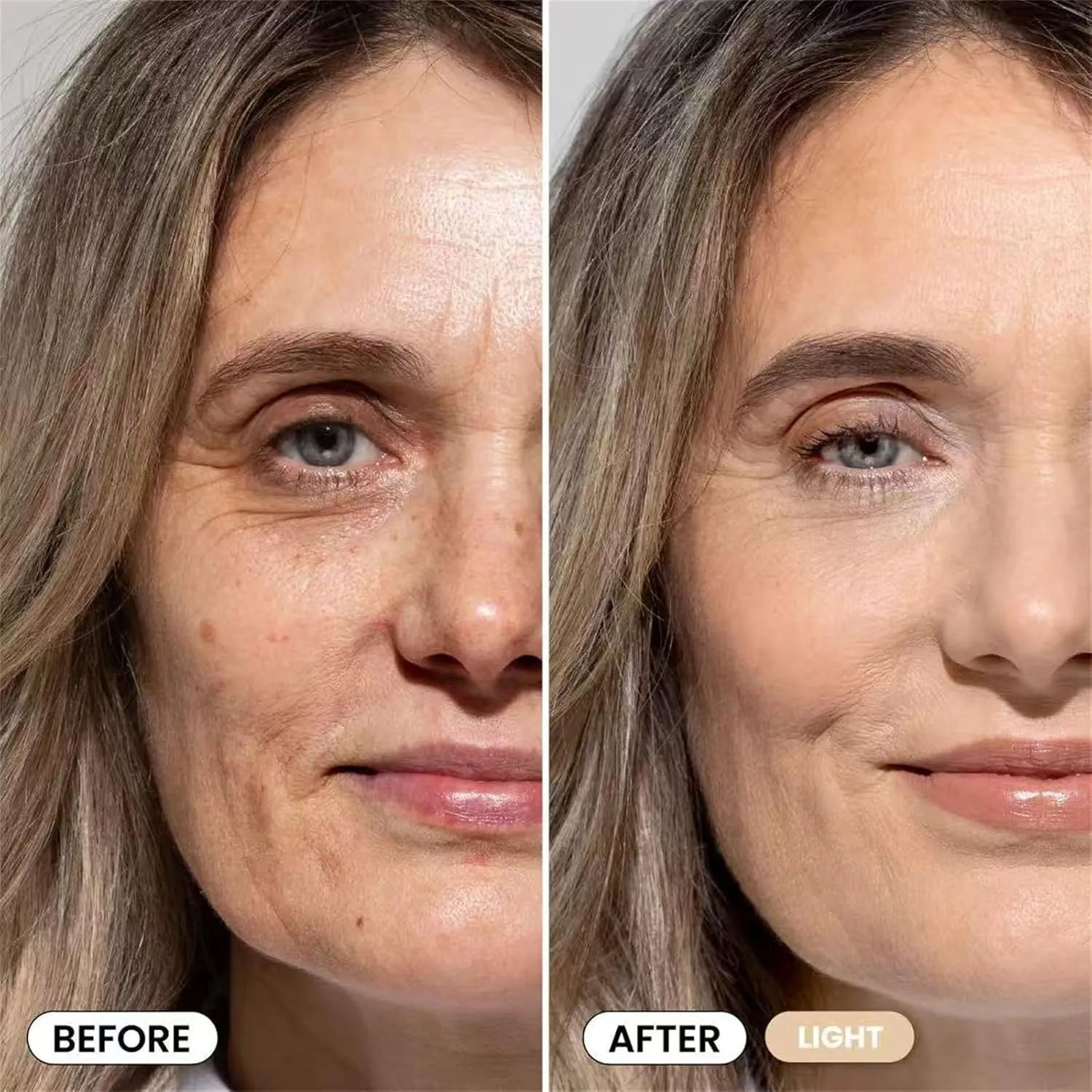 Primeskin Cc Cream for Older Women,Liquid Foundation,Cc Cream Liquid Foundation,Full-Coverage Foundations, Lightweight Natural Coverage, Natural Finish, 1.8 Fl Oz/30ml (LIGHT)