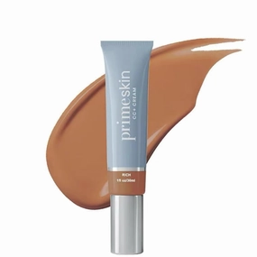 Primeskin Cc Cream for Older Women,Primeskin Cc Cream, Cc Cream Liquid Foundation, Lightweight Natural Coverage-1.8 Fl Oz/30ml (Rich, Medium)