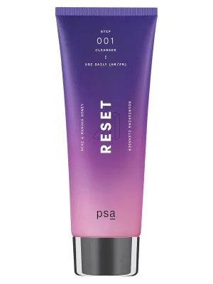 PSA - RESET Acai   Manuka Honey Nourishing Cleanser | Acai   Pomegranate Extract, Manuka Honey UMF 17, Yogurt, Grapeseed Oil | Suitable for All Skin Types (100 mL | 3.4 oz)