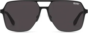 Quay - Mens Sunglasses, Polarized Aviator Lenses with UV Protection, Oversized Sunglasses (Backstage Pass)