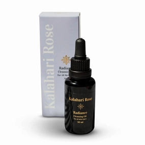 Radiance Face Cleansing Oil | All Skin Types | Removes Dirt & Impurities | Hydrating & Balancing Formula | 30ml in Miron Glass Packaging