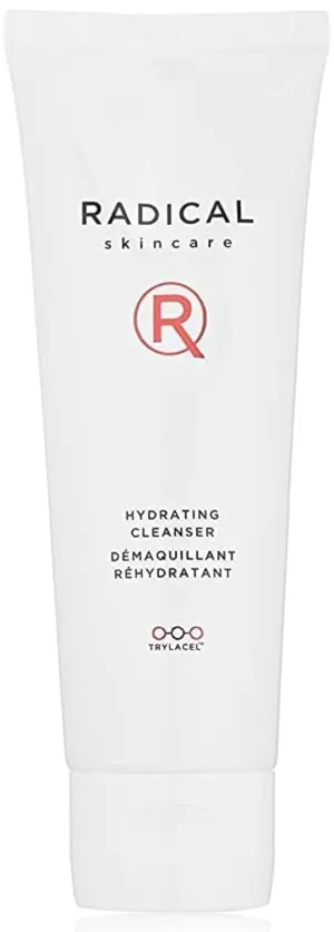 Radical Skincare Hydrating Cleanser- Non-Drying, Gentle Formula | For All Skin Types | Paraben & Cruelty Free (4 Fl Oz)