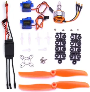 RC 2212 2200KV Brushless Motor SG90 9G Servo  30A ESC Electric Speed Controller 6035 Propeller for RC Fixed Plane Helicopter