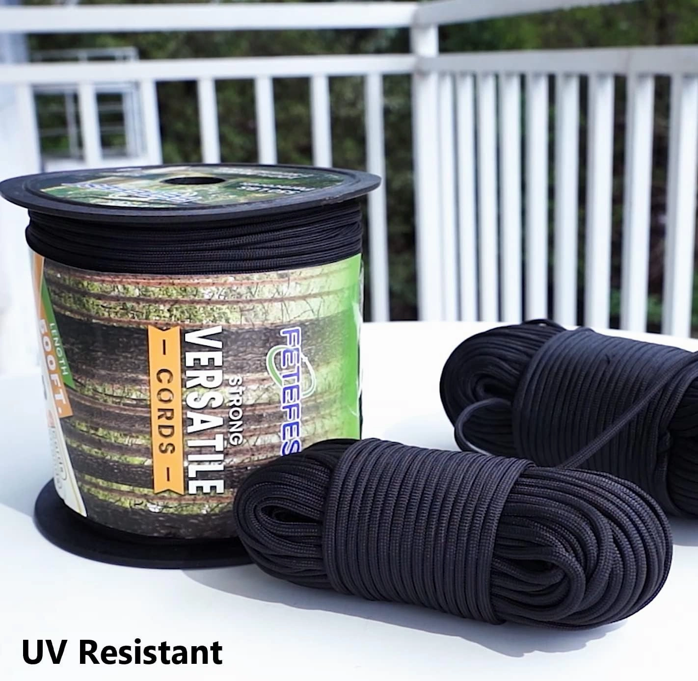 Red Paracord 550, Parachute Cord Mil-Spec 200FT, 100% Nylon Rope in Survival Gear and Equipment, Heavy Duty Rope for Bracelet, Leashes, Lanyards and Camping (Red, 200FT. Coiled in Bag)
