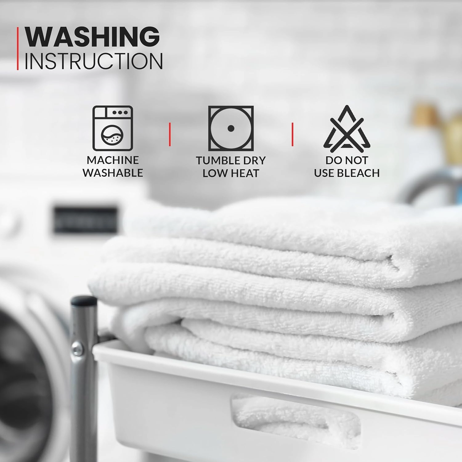 Regal Economy Washcloth 12x12, 24 Pack Absorbent Cotton Facecloth Lightweight Quick Dry White Terry Cleaning Face Towels for Bathroom Hotel Restaurant Kitchen Salon Spa Barber Shop Hair
