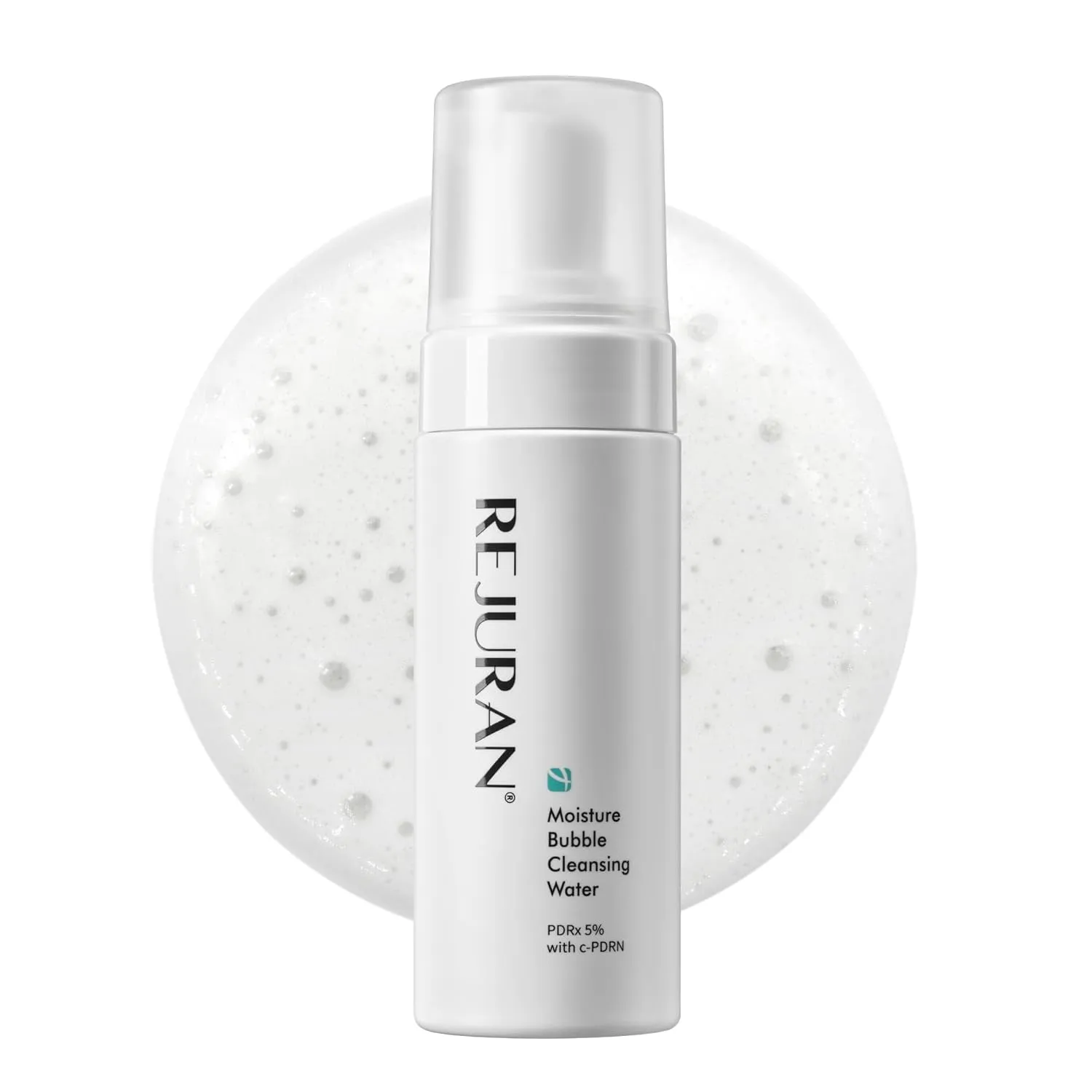 REJURAN® Moisture Bubble Cleansing Water, c-PDRN® - Facial Foaming Cleanser with PDRx, pH-Balanced and Hydrating, Micellar Water for Makeup Removal, Korean Skin Care (5.07 fl oz)