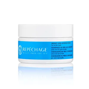 Repechage Honey and Almond Scrub For All Skin Types - Exfoliating Face Mask and Scrub Deeply Cleanses, Gentle Face Exfoliator Helps Remove Blackheads, 125ml / 0.5 oz.