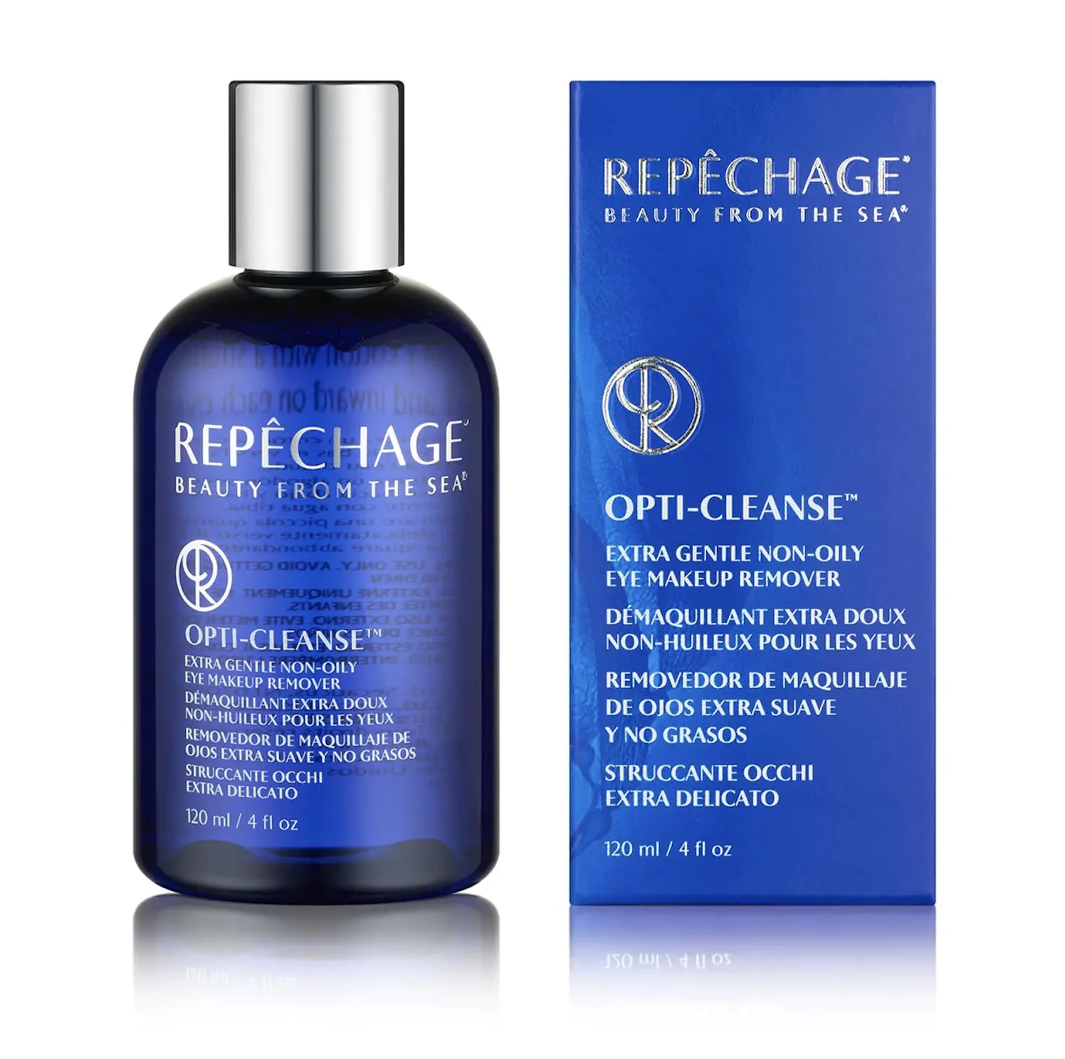 Repechage Opti-Cleanse Extra Gentle Non-Oily Eye Makeup Remover (120 mL) | Ideal for Delicate Sensitive Eyes - Hypo-Allergenic, Perfume   Fragrance-Free & Lightweight.