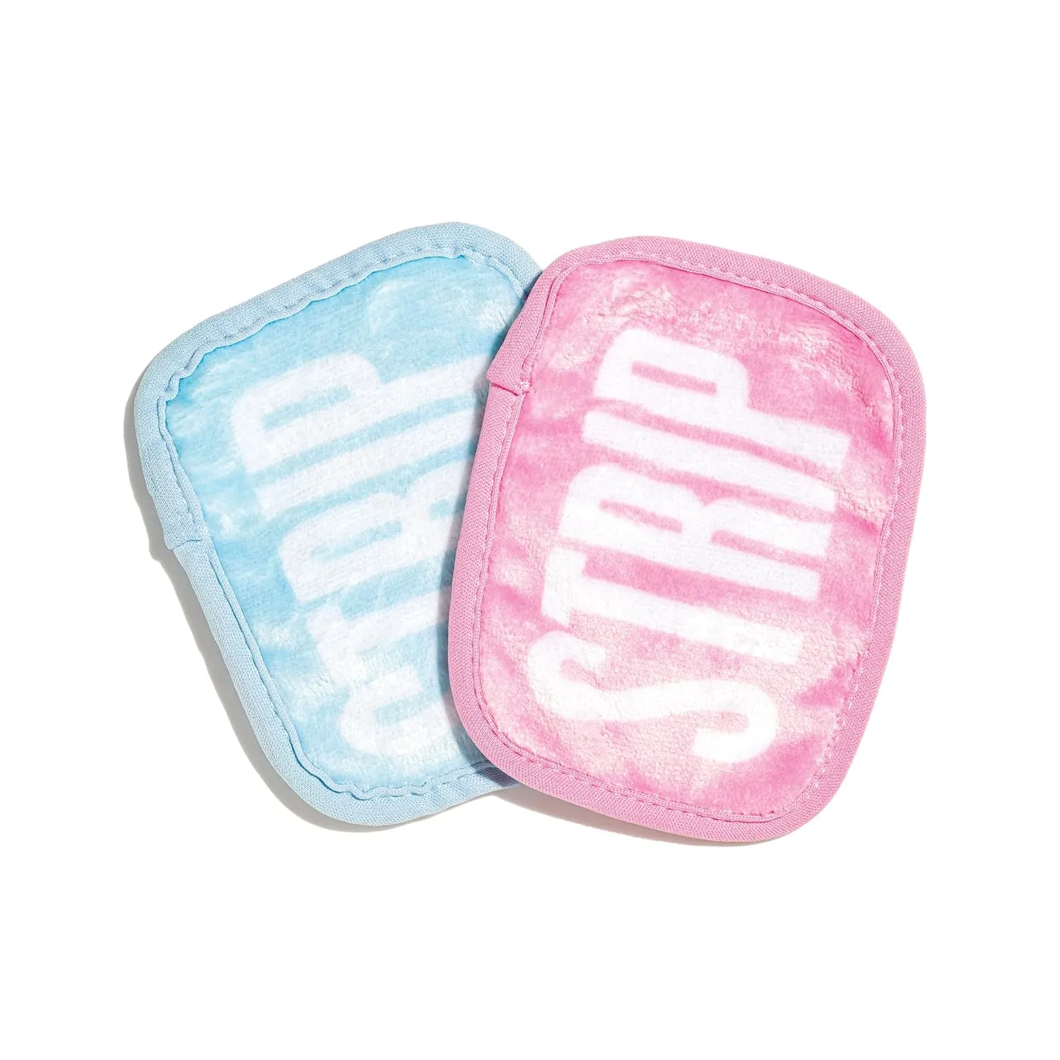 Reusable Cleansing Wipes Blue/Pink - 2-sided, sustainable, washable microfiber cloths - Pack of 7