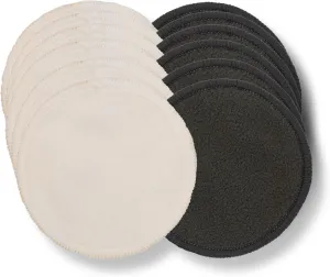 Reusable Makeup Remover Pads - Set of 12, Natural Bamboo Cotton, Eco-Friendly, Soft and Washable Makeup Removal Pads