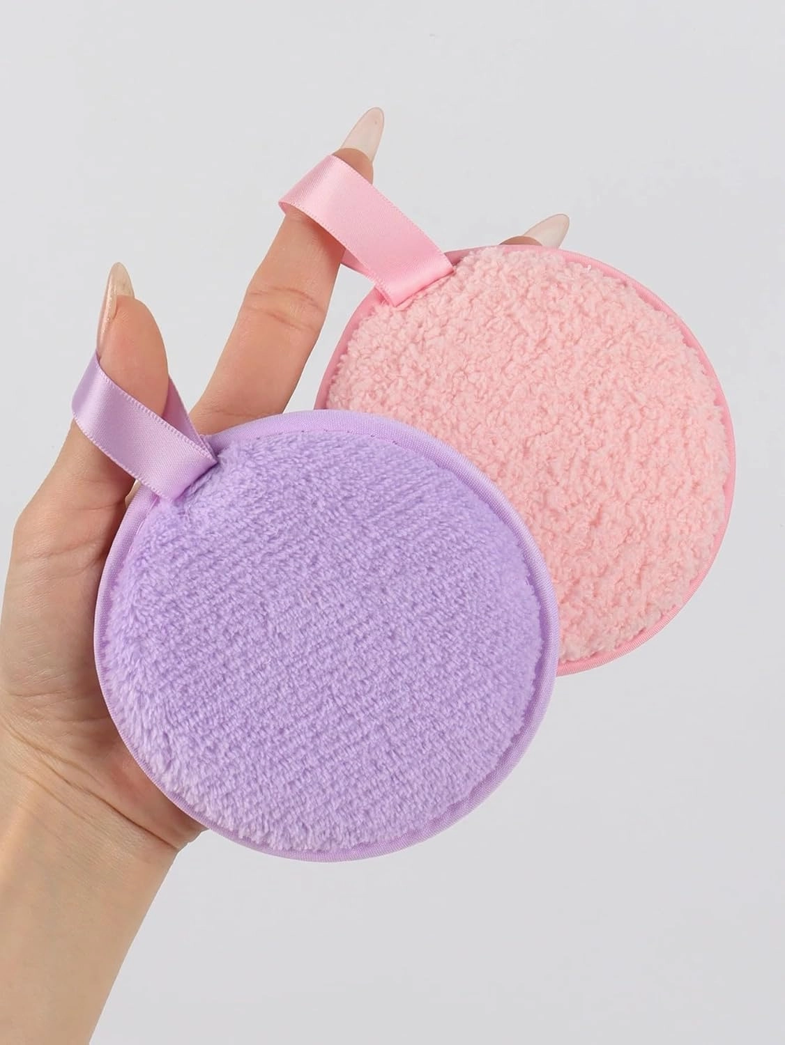 Reusable Makeup Remover Pads – 16-Pack Dual-Sided Bamboo Cotton Rounds with Laundry Bag – Eco-Friendly, Washable, Soft & Exfoliating Face Pads for All Skin Types – Large 3.15" Diameter (5PCs-3, Small)
