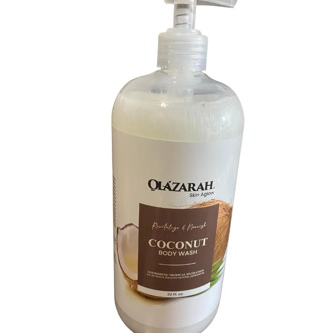Revitalizing Coconut Body Wash with Nourishing Coconut Oil and Coconut Milk Extract for Revitalization and Silky Skin, 32 Fl. oz.