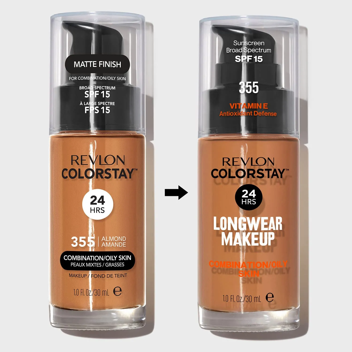 Revlon Colorstay SPF 15 Makeup Foundation for Combination/Oily Skin, Golden Caramel, 1 Fl Oz