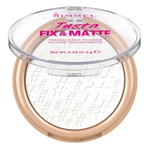 Rimmel Insta Fix & Matte Setting Powder, Translucent, 0.28 Ounce