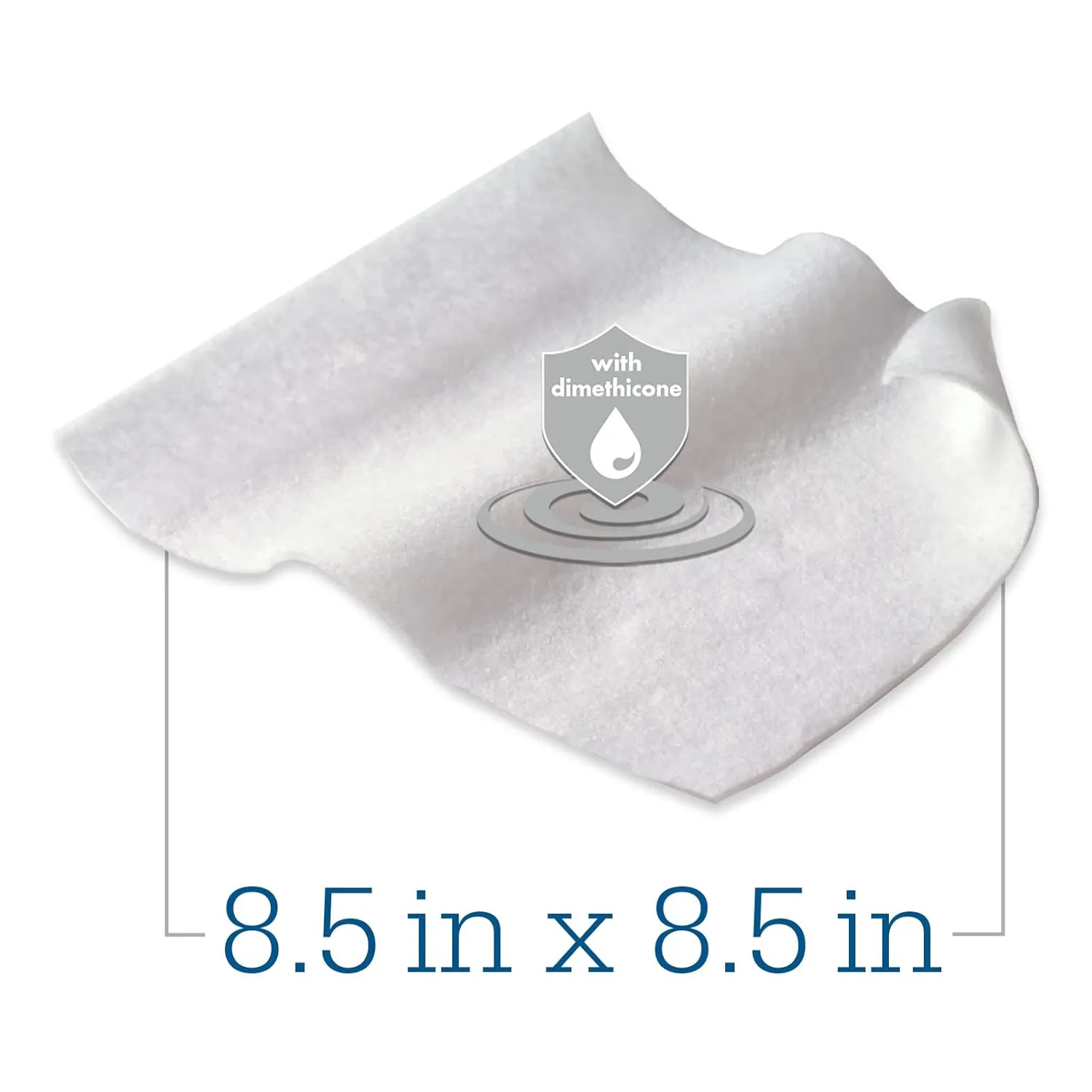 Sage Comfort Shield Barrier Cream Cloths with Dimethicone - 1 Package, 24 Cloths – One-step Wipes Clean, Treat and Protect Skin from Incontinence Associated Dermatitis, Hypoallergenic