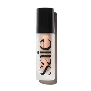 Saie Glowy Super Gel Lightweight Illuminator - Luminizer and Makeup Primer for Glowing Skin - Enriched with Vitamin C   Hydrating Squalane Oil - Sunglow (1 oz)