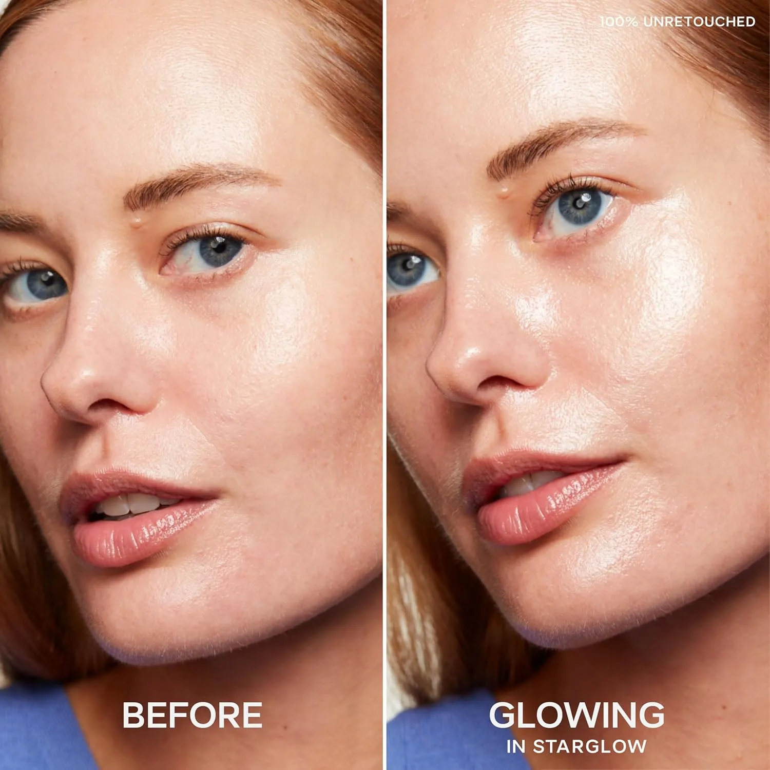 Saie Mini Glowy Super Gel Lightweight Illuminator - Luminizer   Makeup Primer for Glowing Skin - Enriched with Vitamin C   Hydrating Squalane Oil - Starglow (0.5 oz)