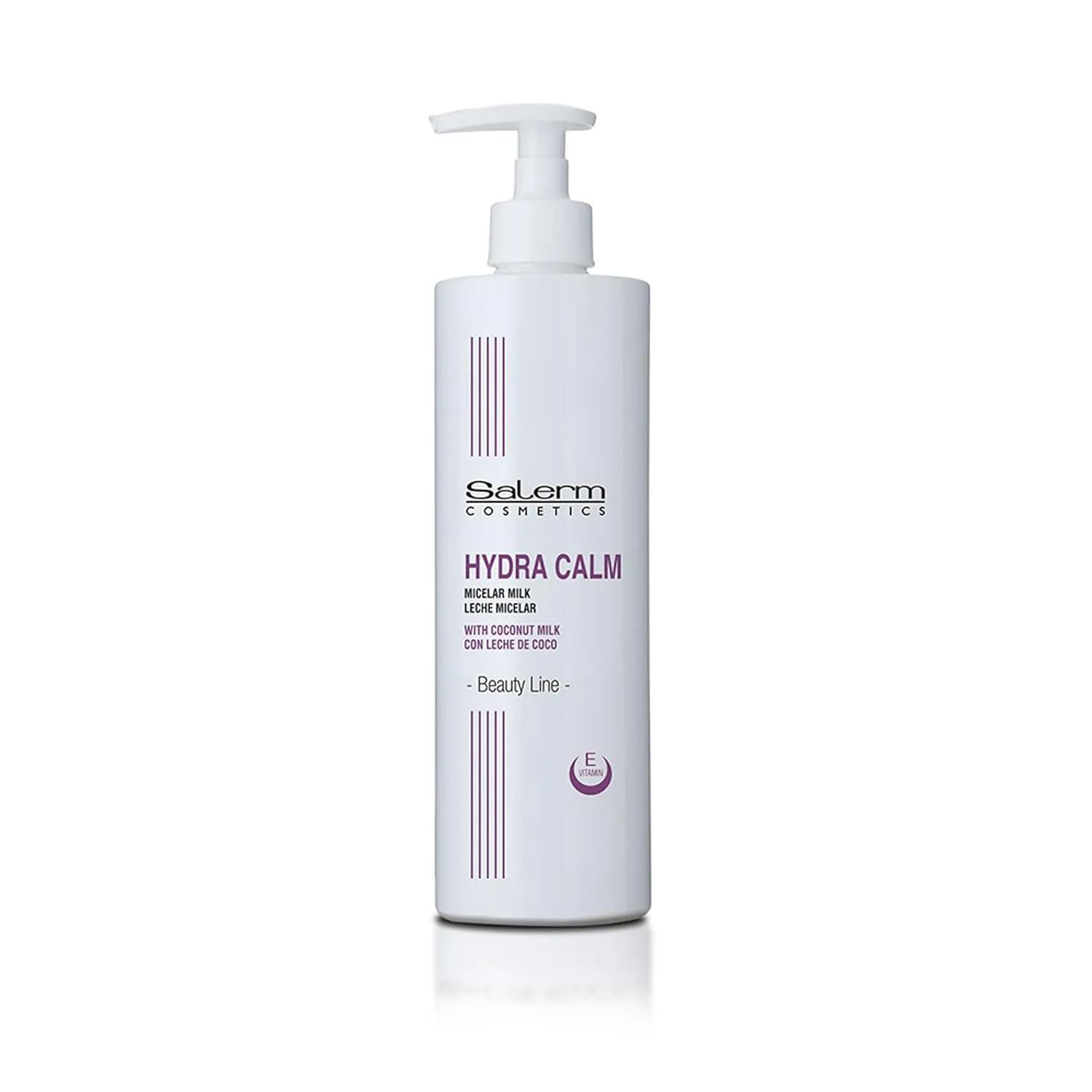 SALERM - Facial Cleansing Milk - Hydra Calm - 200 ml - Ideal for Sensitive Skin - Removes Makeup and Impurities - Helps Maintain Skin Hydration - Non-Irritating Formula