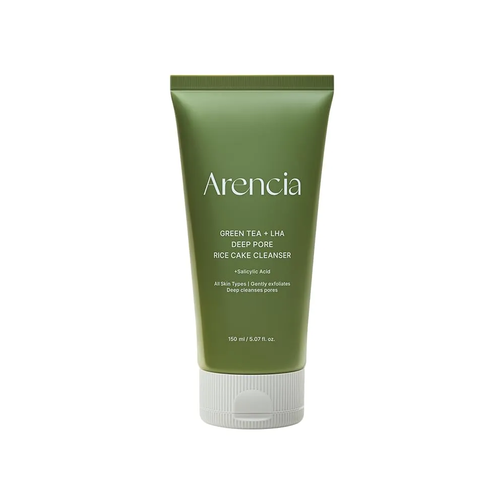 Salicylic Acid, Green Tea   LHA Deep Pore Rice Cake Cleanser, 5.07 fl oz