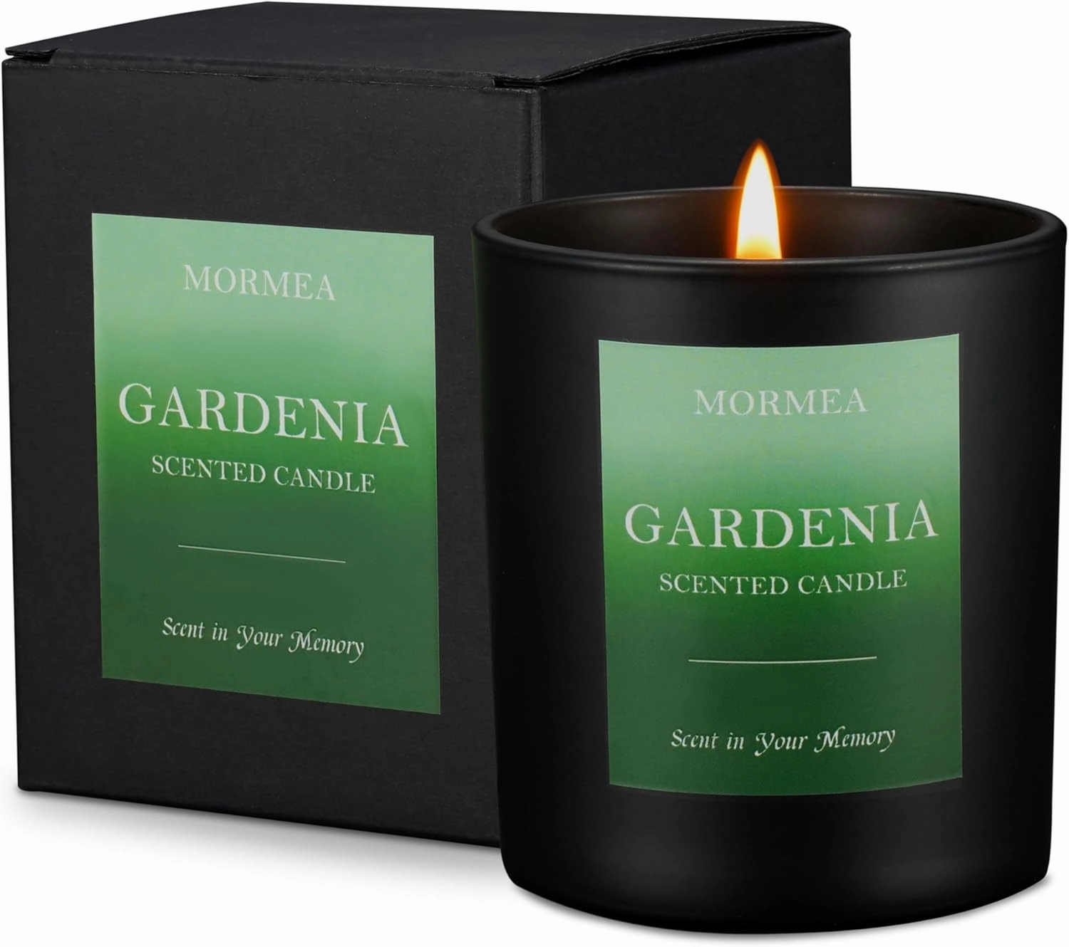 Scented Candles, Gardenia Aromatherapy Candles for Home Scented, Natural Soy Wax Candles, 8oz Long Lasting Candles for Men & Women, Jar Candles for Birthday & Holiday