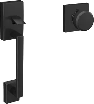 SCHLAGE FE285 CEN 622 BWE COL 16-080 10-027 134 Front Entry Handleset Interior, Collins Trim, Matte Black