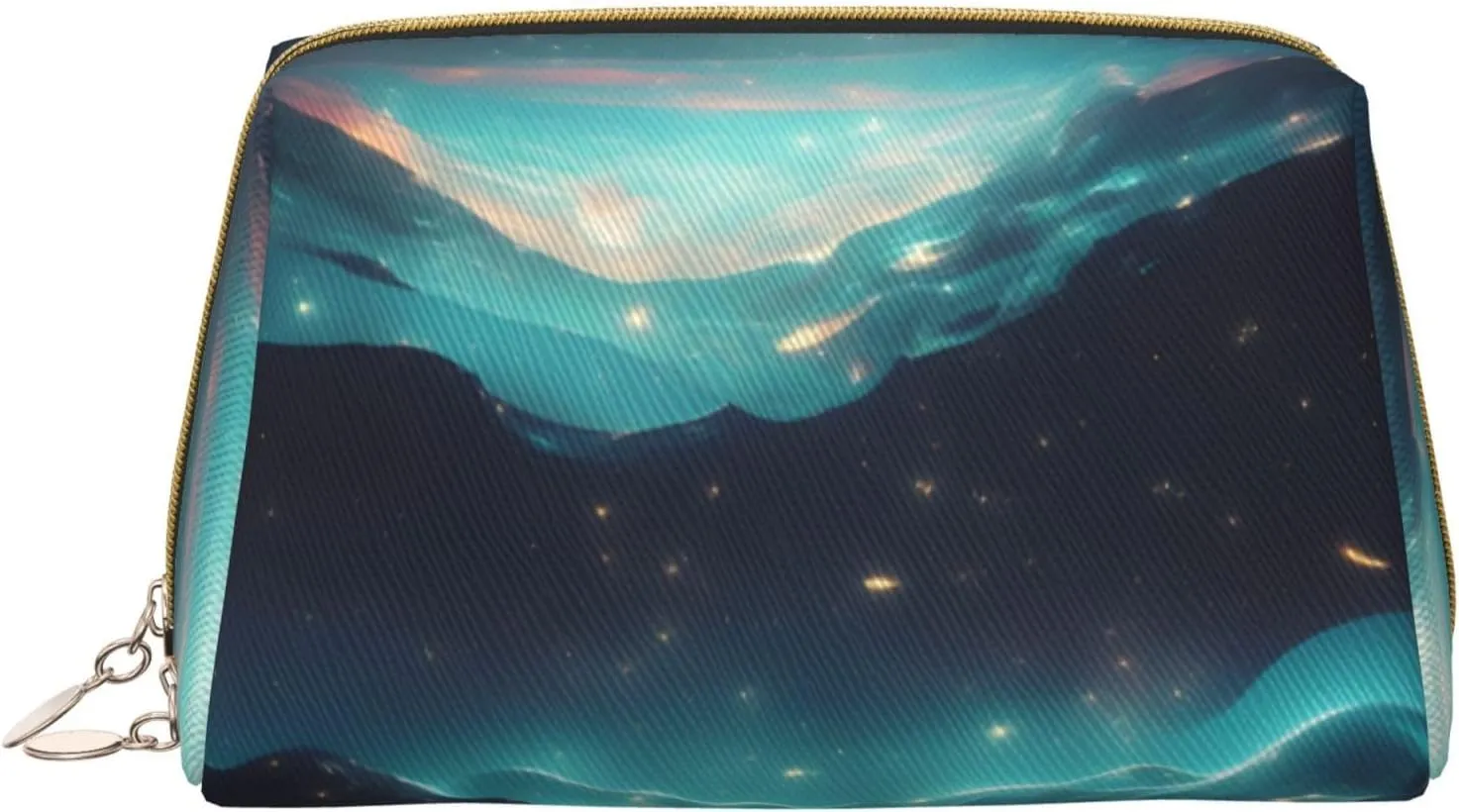 Science Fiction Stars Printed Makeup Bag, Reusable Cosmetic Bag for Toiletry Travel, Cute Style for Women