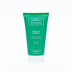 Selfless by Hyram Centella & Green Tea Hydrating Gel Cleanser. Gentle, Hydrating Daily face Cleanser with Antioxidants that Removes Makeup. For All Skin Types (5 fl oz)
