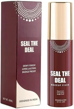SELVANI Long-Lasting Makeup Fixer Spray with Hyaluronic Acid | Hydrating Dewy Base Setting Spray for Professional Face Makeup | Budge Proof | Non Sticky (60 ml)