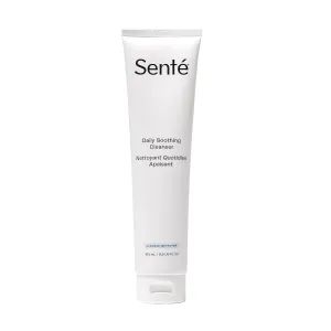 Sente Daily Soothing Facial Cleanser For Dry and Sensitive Skin - Gently Removes Oil, Impurities and Makeup - with Vitamin E - 5.5 Fl Oz