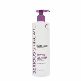 Serious Skincare Reverse Lift Supportive Cleansing Balm – Facial Cleanser for Mature -Thinning - Fragile Skin - Carrot Root Extract - 12 oz.