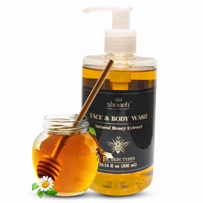 Shoneh Face & Body Wash – Natural Honey Extract [PH 5.5] – Suitable for ALL Skin Types