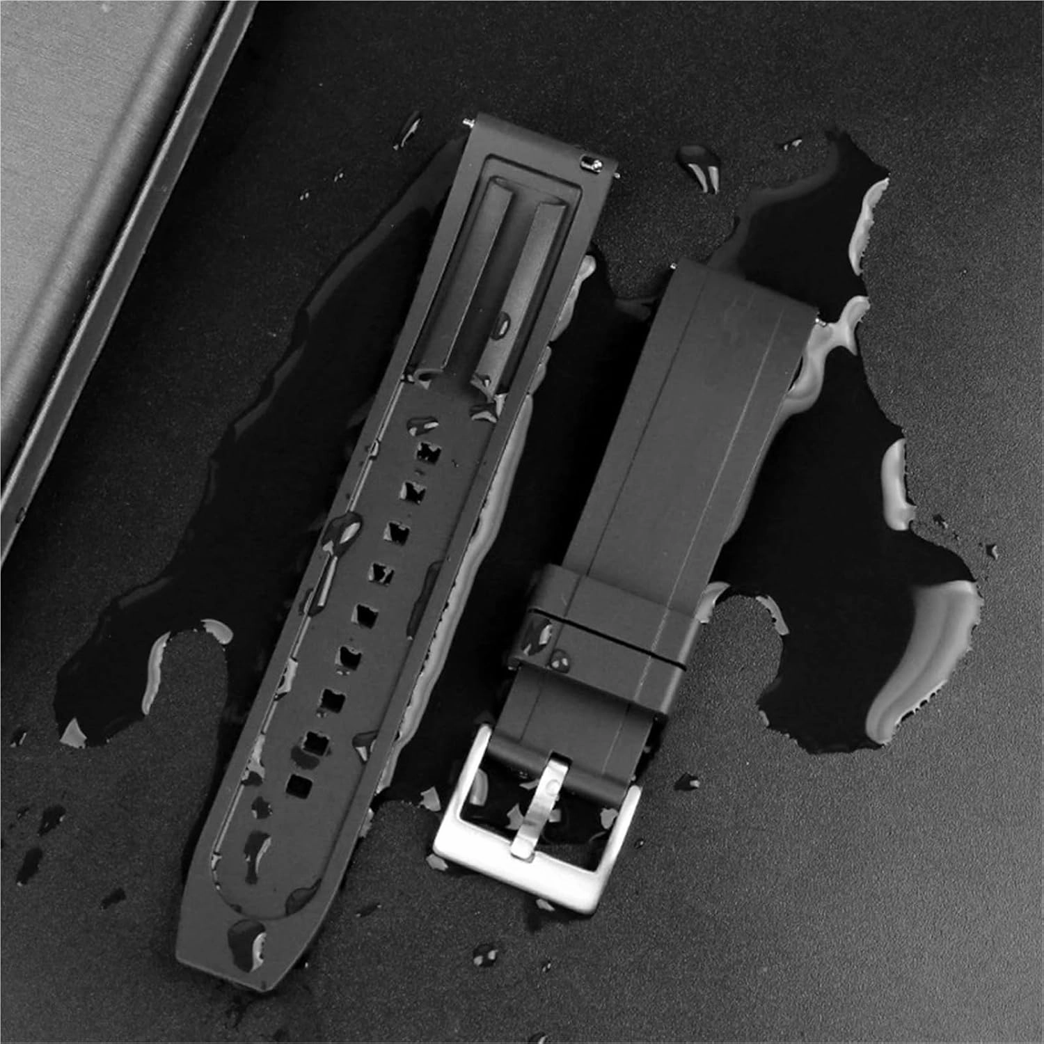 Silicone Watch Strap Quick Release Soft Rubber Replacement BandsMen Women Universal Wristband