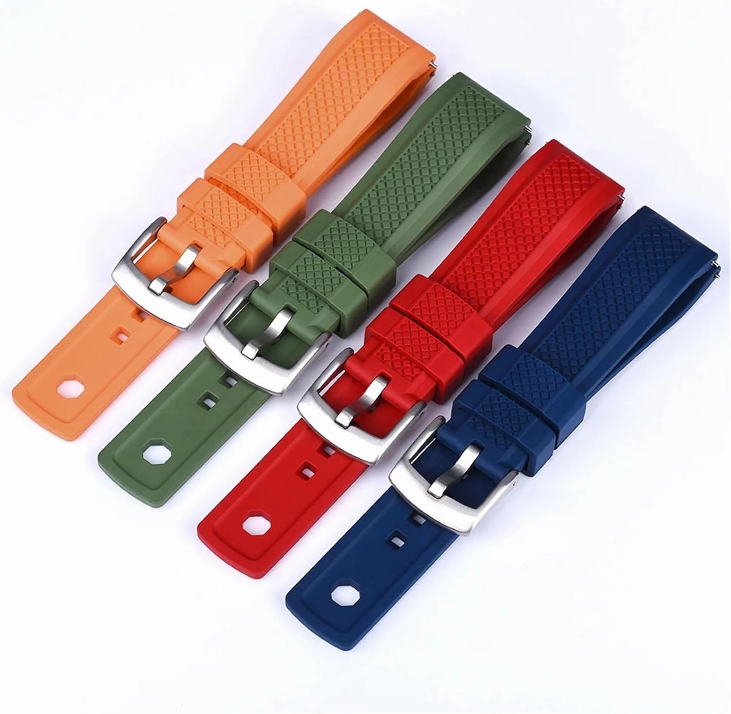 Silicone Watch Straps Quick Release Replacement Bands 20mm 22mm Sports Watch Strap Men Women Universal