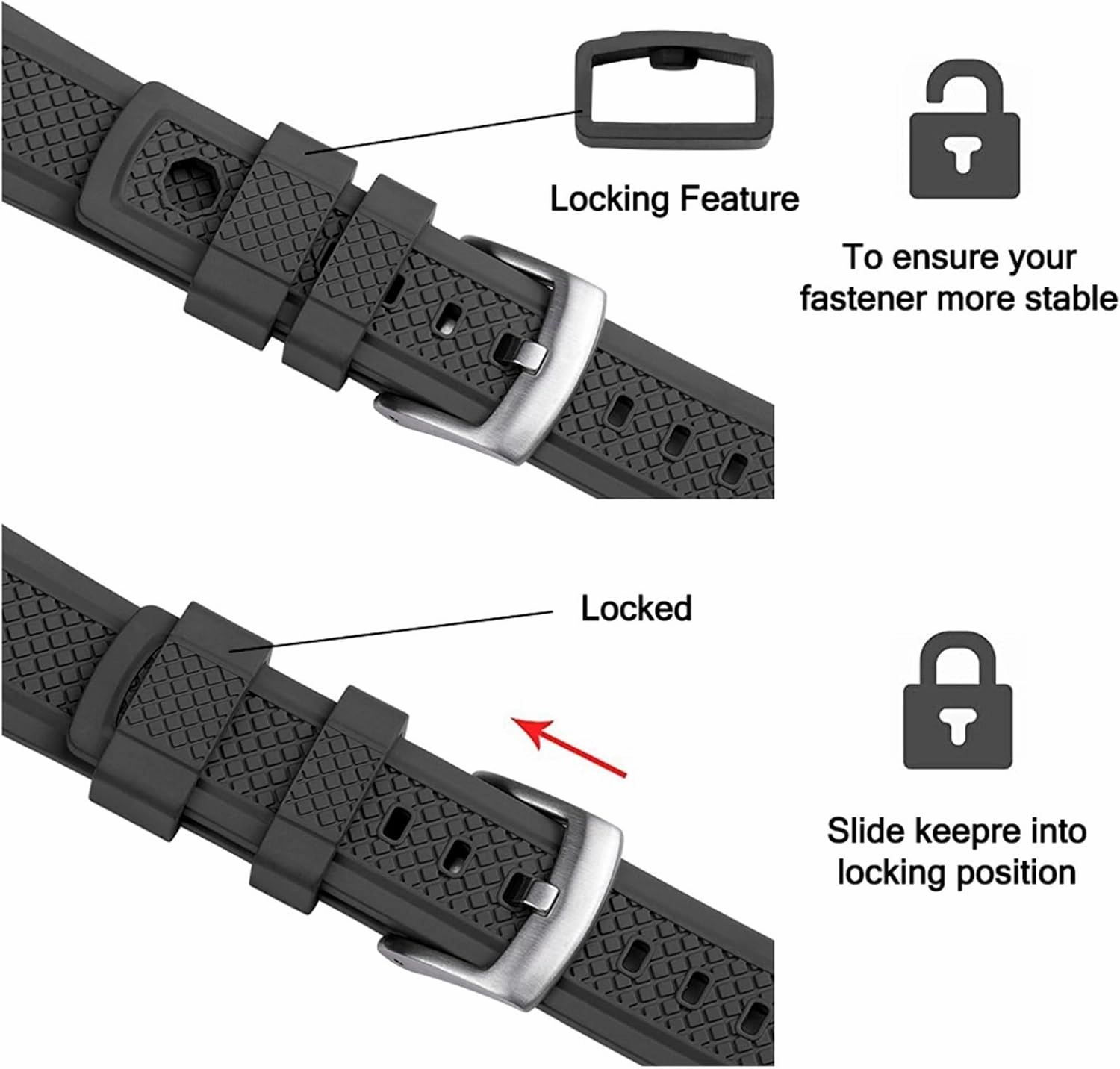 Silicone Watch Straps Quick Release Replacement Bands 20mm 22mm Sports Watch Strap Men Women Universal