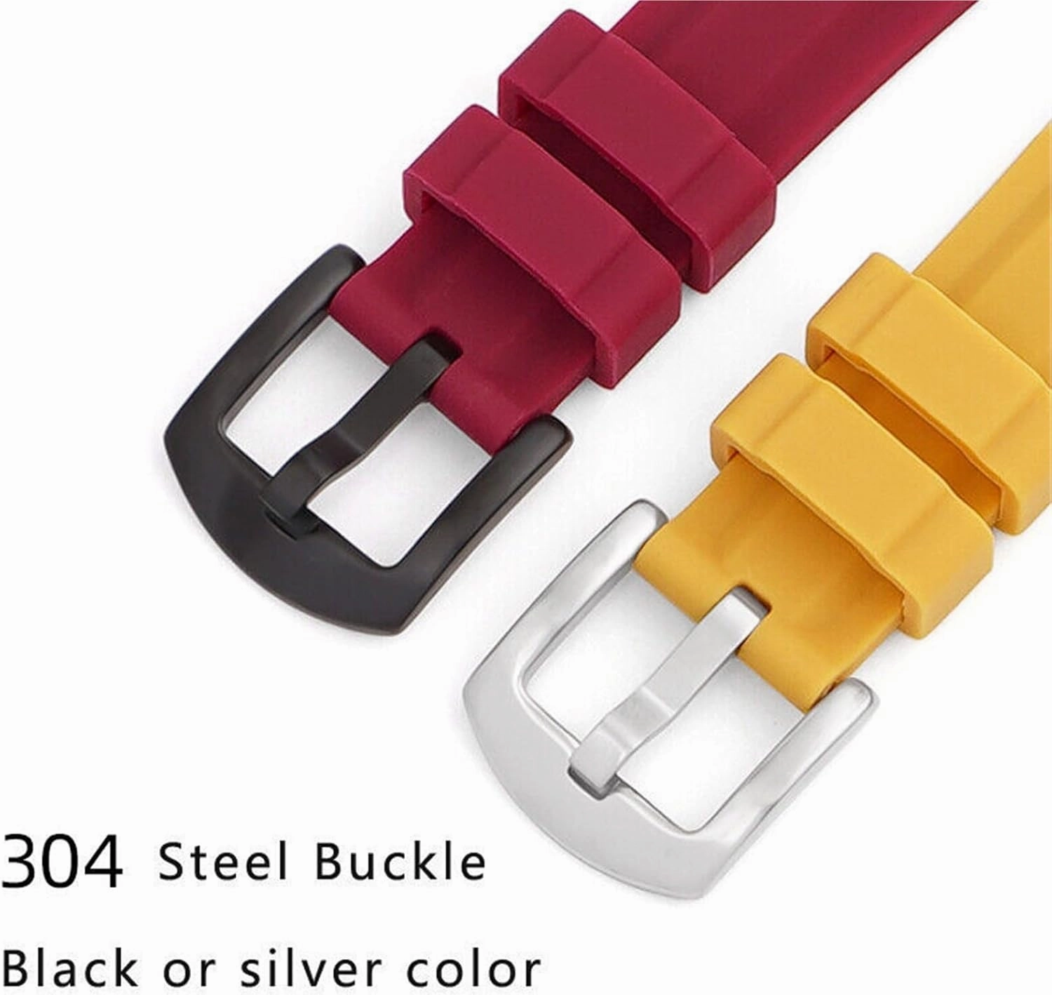 Silicone Watch Straps Quick Release Replacement Bands Men Women Universal Wristband