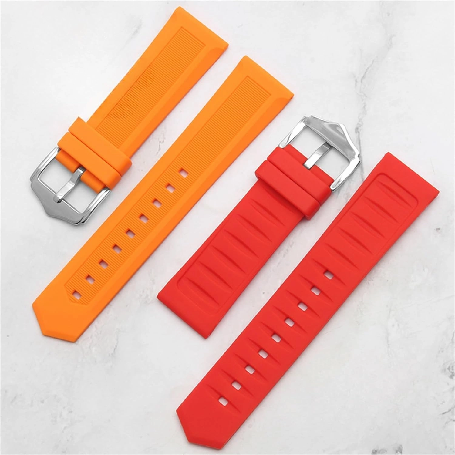 Silicone Watch Straps Quick Release Soft Rubber Replacement Bands 22mm Men Women Universal