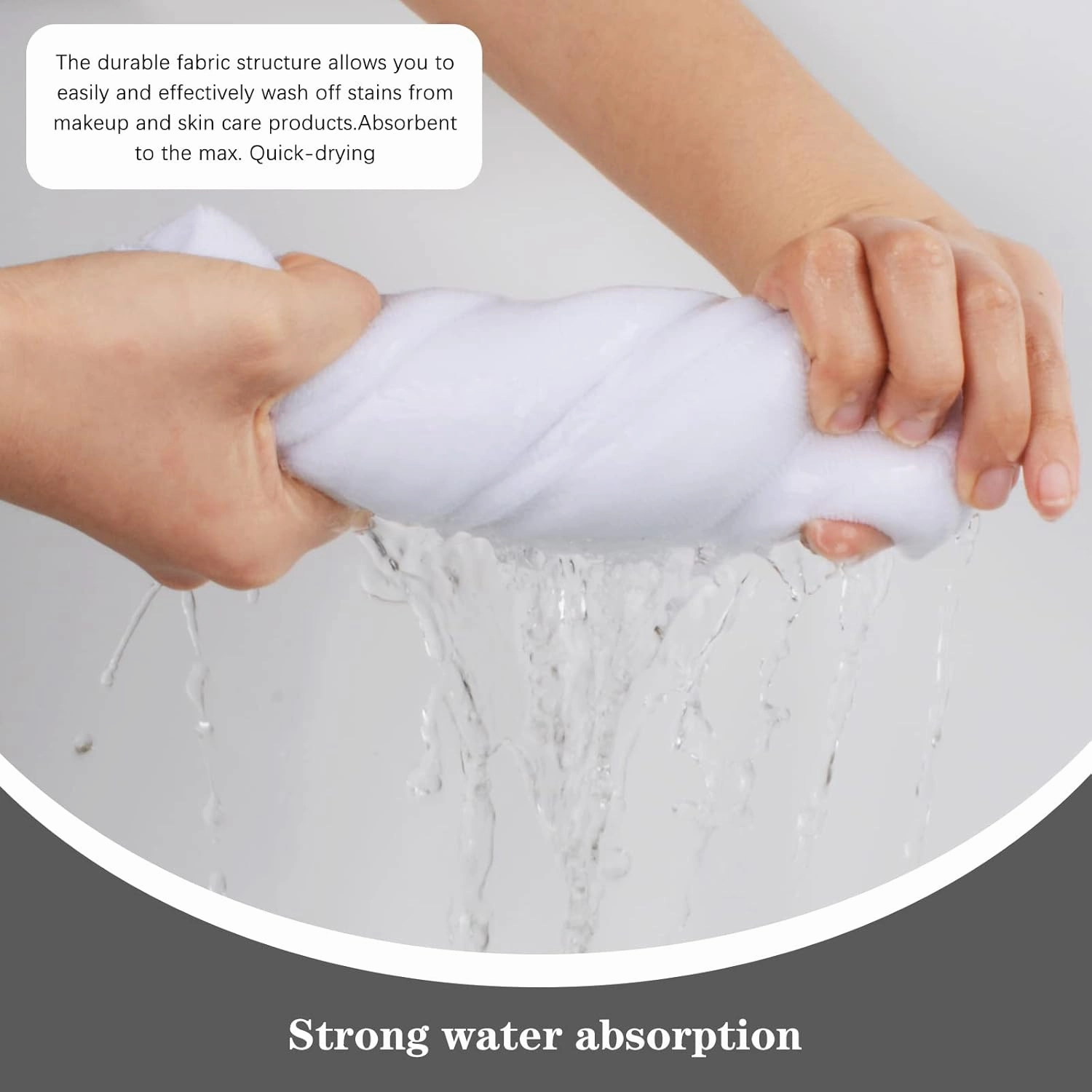 SINLAND Microfiber Esthetician Towels for Facials Mask Removing Face Wrap Soft Facial Cloth with Split Design Spa Towels for Facial Steam Massage and Cleansing