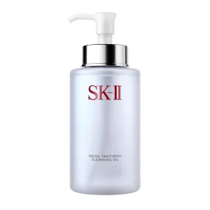 SK-II Facial Treatment Cleansing Oil - Gentle Makeup Remover Oil & Face Cleanser - Improves Texture, Dullness & Dryness for a Visibly Smoother Complexion (8.4 oz)